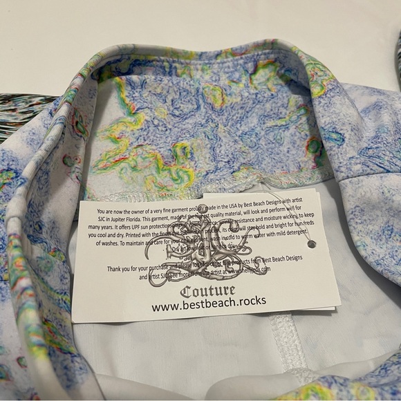 Leggings and Top set by SJC Sport Couture of Jupiter, FL NWT in size XS - Picture 7 of 10